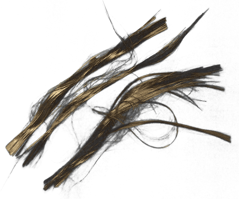 Fiber state after opening